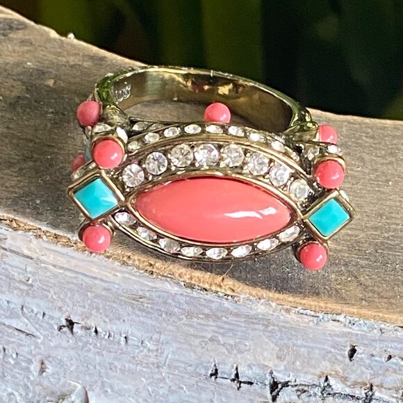 Heidi Daus Armed With Charm Ring Sz 7/34 - Picture 1 of 8